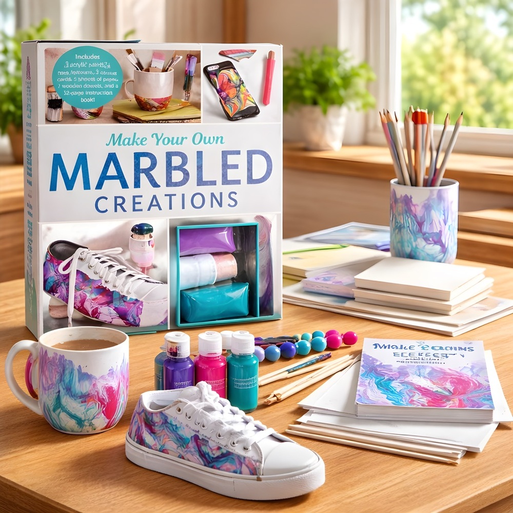 Make Your Own Marbled Creations Kit